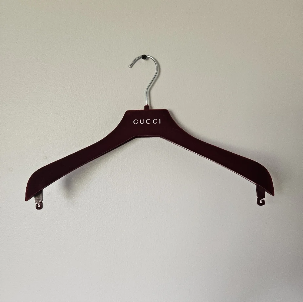 Gucci Red Velvet Hanger Non-Slip 15 inch